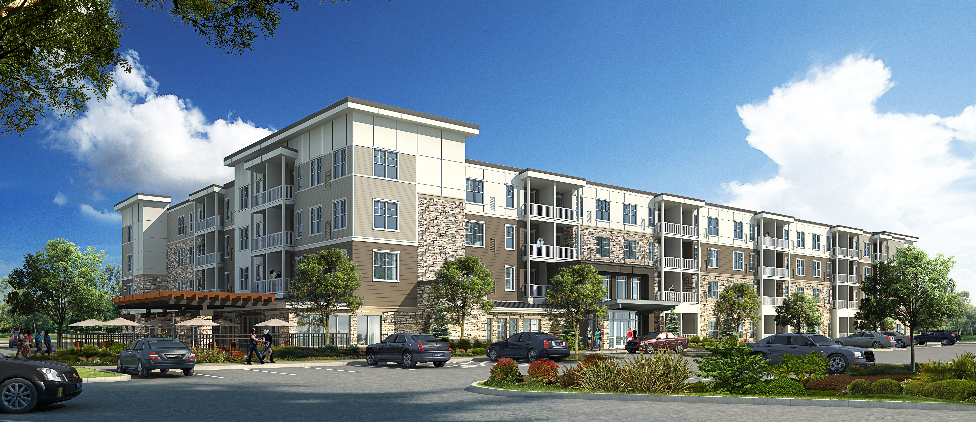 Melody Living Exterior Aerial